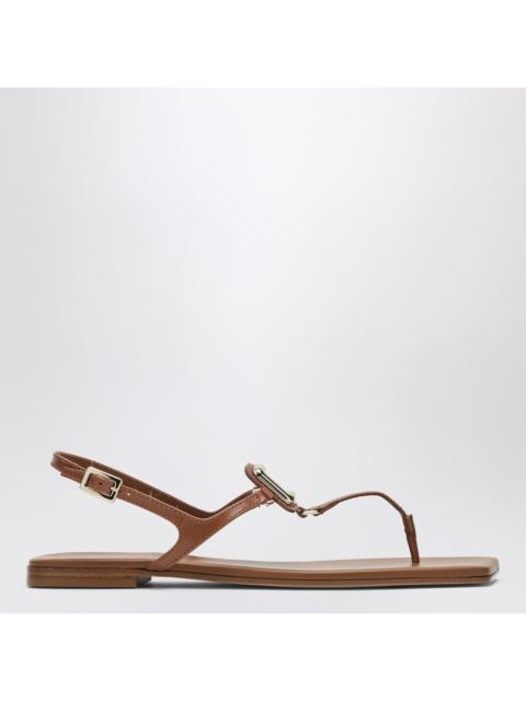Roger Vivier Roger Vivier Brown Leather Viv By The Sea Sandals Women