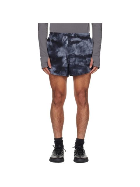 Y-3 Black & Gray AOP Running Shorts