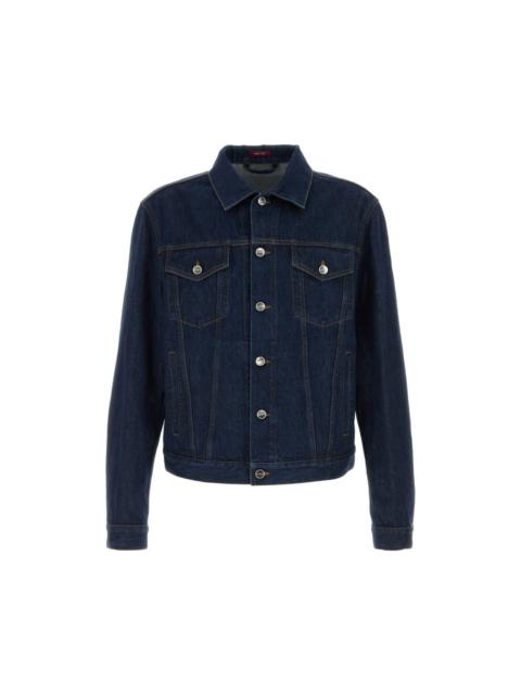 GUCCI GUCCI Dark Blue Denim Jacket New And Authentic (Men's size:5