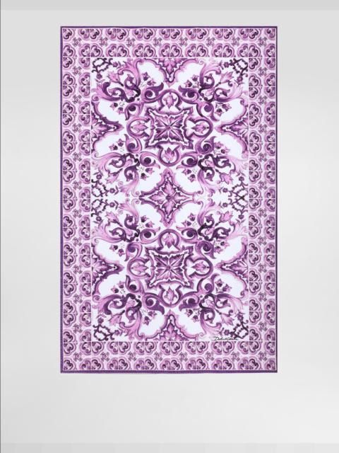 Dolce & Gabbana Majolica-print terry beach towel