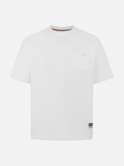 EVISU Seagull Embroidery Stitching Pocket Relax Fit T-Shirt