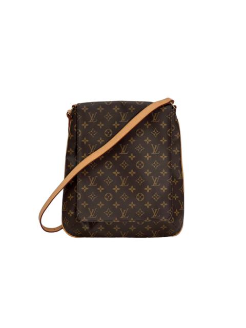 Louis Vuitton Camel Olympe Monogram Canvas Leather Hand Shoulder Bag