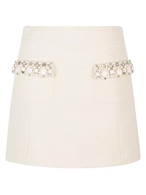 CELINE Celine Women Wool Mini Skirt