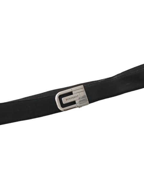 Other Designers Vintage - Burberry London Classic Small Logo Buckle Leather Belt