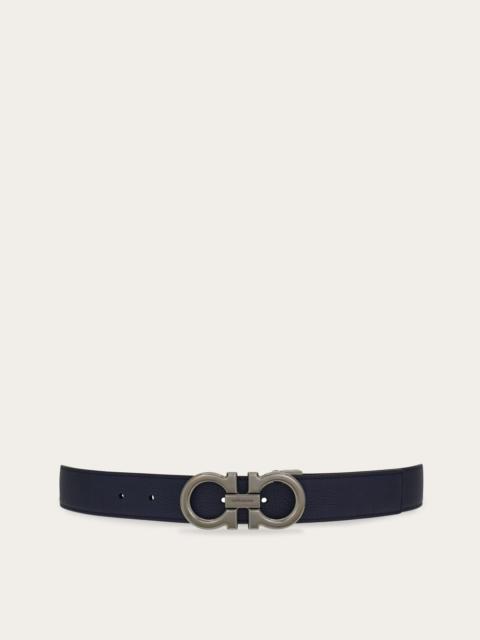 FERRAGAMO Reversible and adjustable Gancini belt