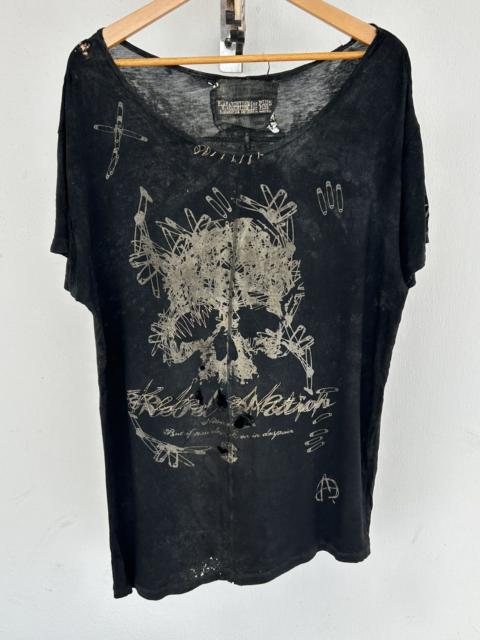 Other Designers Japanese Brand - H.Anarchyism Plus H.Naoto Vintage Punk Tee Black