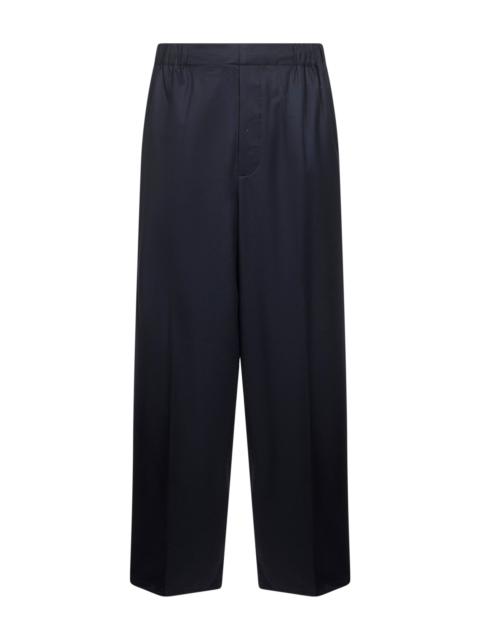 JACQUEMUS Jacquemus Men Blue Wool Relaxed Tailored The Gio Pants