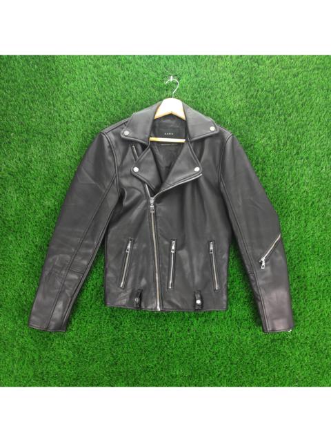 Other Designers Zara - Motocycle Biker Jacket Double Collar by Zara