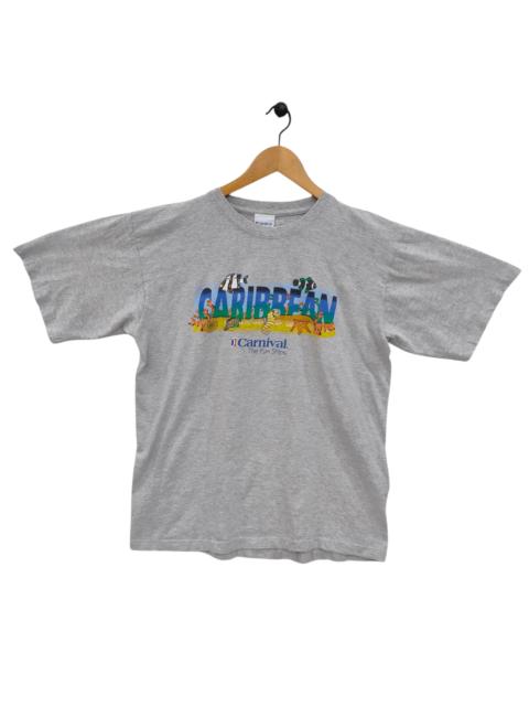 Other Designers Vintage - 90s Carnival Cruise Caribbean Sea Animal Shirt