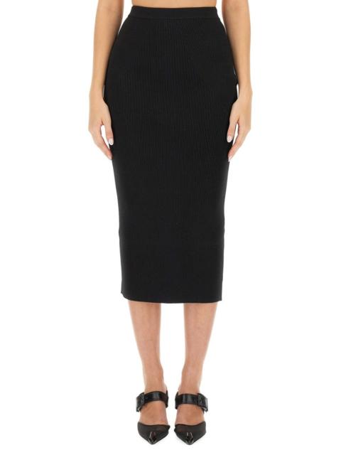 Alexander McQueen Alexander Mcqueen Women Knit Pencil Skirt