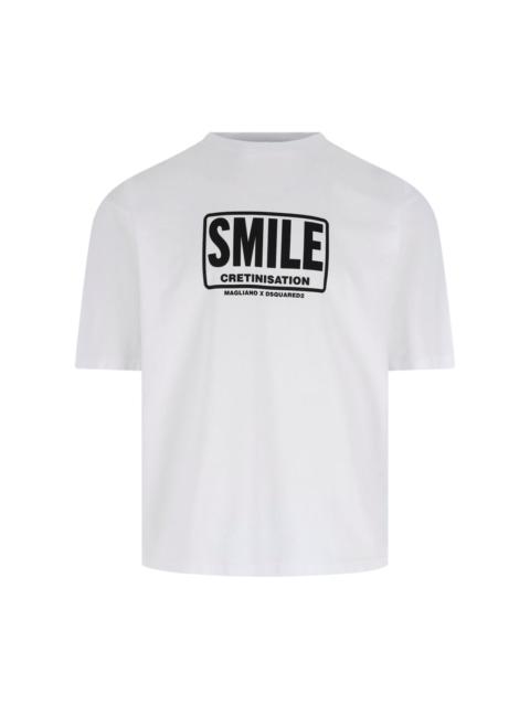 DSQUARED2 X MAGLIANO T-SHIRT "SMILE"