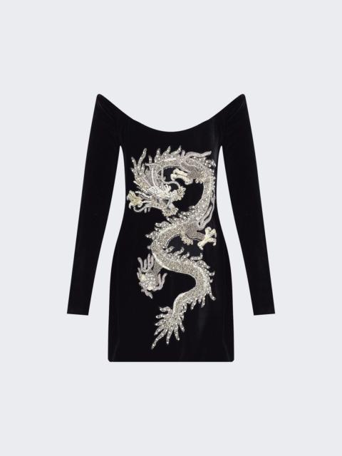 THE NEW ARRIVALS ILKYAZ OZEL Selva Mini Dress Imperial Dragon