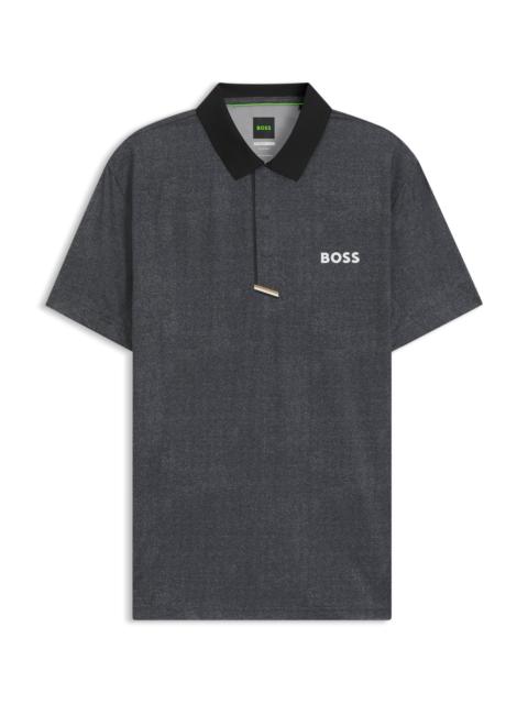 BOSS ACTIVE PADDY POLO SHIRT IN QUICK-DRY STRETCH JERSEY