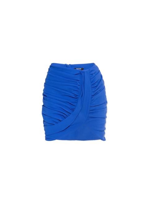 Balmain Mini Draped Skirt Women