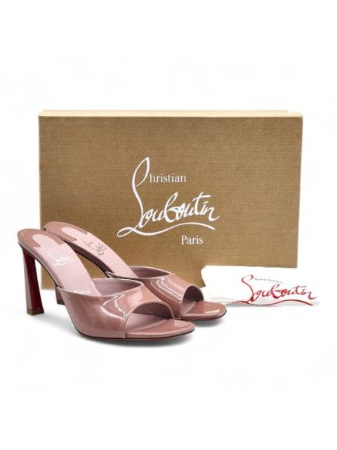 Christian Louboutin Christian Louboutin Condora 85 Leather Heeled Sandals Mules Brown EU 37.5 US 7