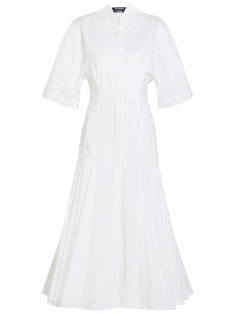 JACQUEMUS Jacquemus La Robe Moisson Cotton-poplin Midi Dress