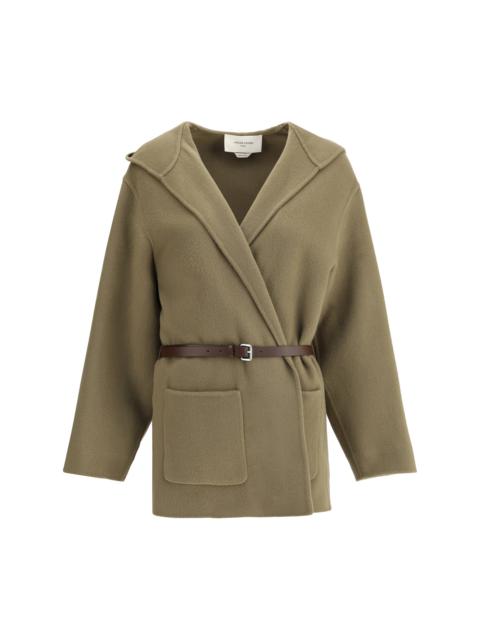 Other Designers Jacob Cohen Women Caban Con Cappuccio Panno Doppio Raw