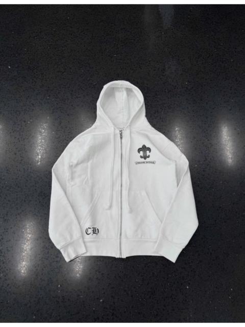 Chrome Hearts Chrome Hearts Fleur zip-up hoodie 