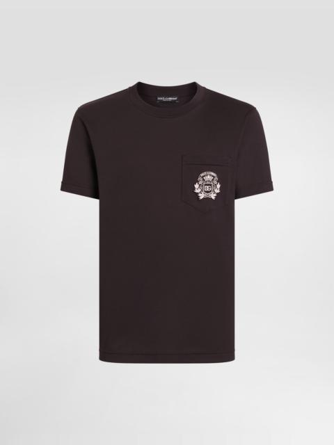 Dolce & Gabbana Cotton t-shirt with embroidery