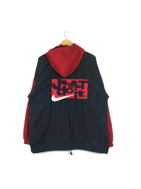 Nike Just Do It Big Logo Embroidered Zip Up Jacket