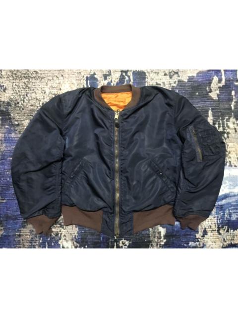 ALPHA INDUSTRIES Vintage 1968 Alpha Industries MA-1 Bomber Jacket Rivesible
