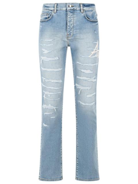 AMIRI Amiri 'SLIM' Light Blue Cotton Jeans