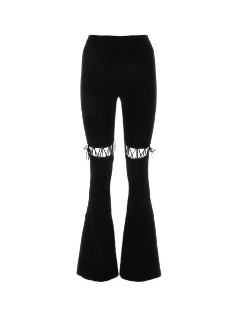 NENSI DOJAKA Black viscose stretch pant
