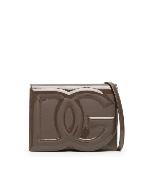 Dolce & Gabbana DG Logo patent leather crossbody bag