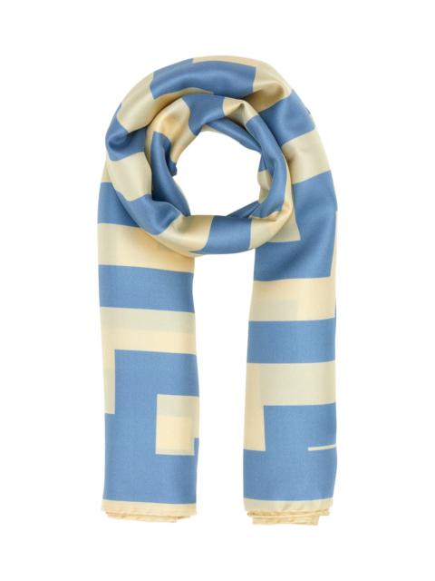 マフラー・ストール JIMMY CHOO LAILA WOOL LOGO SCARVES Jimmy Choo Doris monogram-print Silk Scarf | Pink | FARFETCH