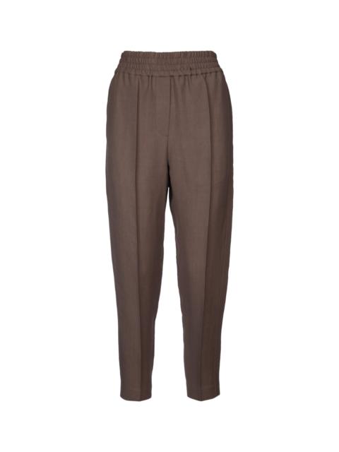 Brunello Cucinelli Women Fluid Linen Pull On