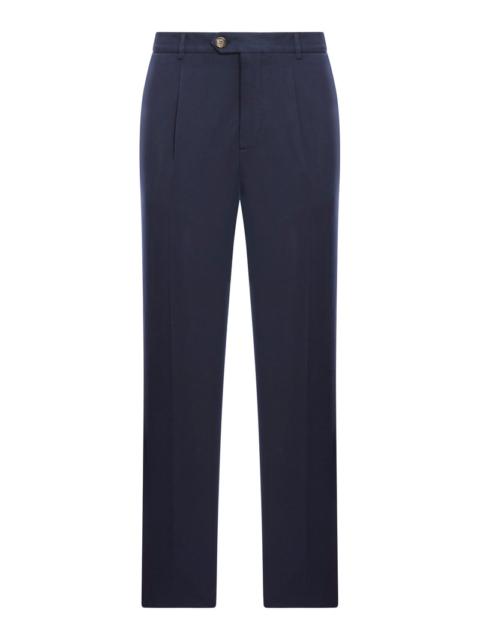 Brunello Cucinelli Brunello Cucinelli Men Brunello Cucinelli Leisure-Fit Pleated Gabardine Trousers