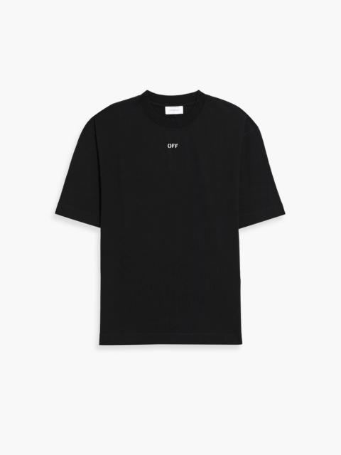 Off-White Printed cotton-jersey T-shirt