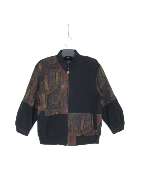 Other Designers Vintage - Nice Design Patchwork Wool Jacket Fashion Style #2215-87