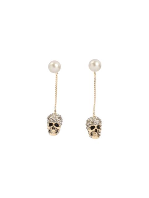 Alexander McQueen Pave Skull Earrings
