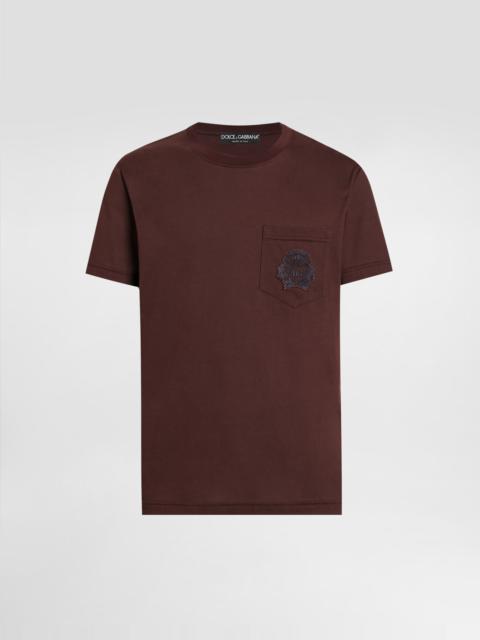 Dolce & Gabbana Cotton t-shirt with embroidery