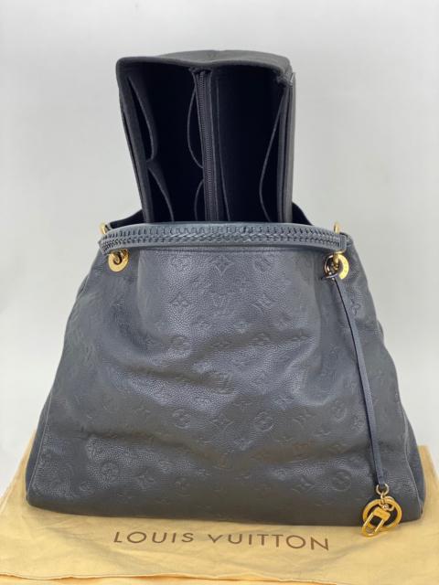 Speedy linen handbag Louis Vuitton Red in Linen - 36397477