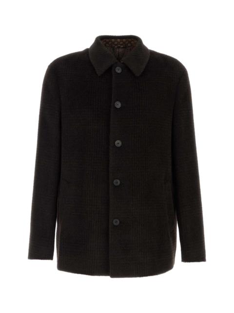 Etro Etro Men Embroidered Wool Blend Blazer
