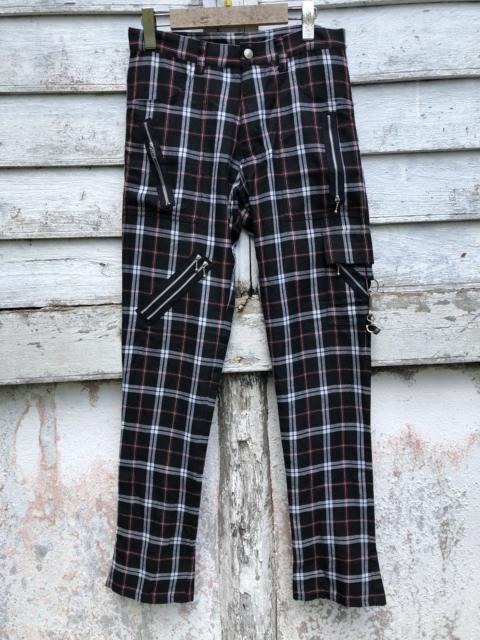 Other Designers Japanese Brand - IDEA Tokyo Bondage Multi-zipper Checkered Pant