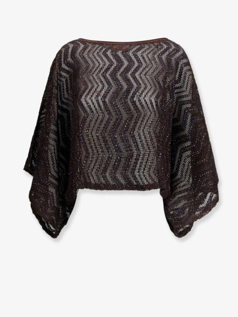 Missoni Missoni Viscose Top With Chevron Pattern