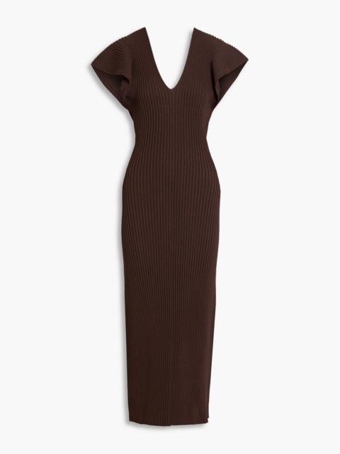 Altuzarra Trey ribbed-knit maxi dress