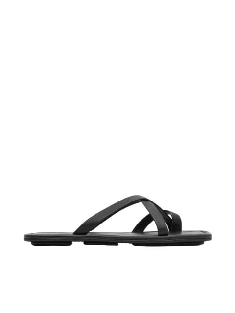 ST. AGNI Soft Strap Slide in Black