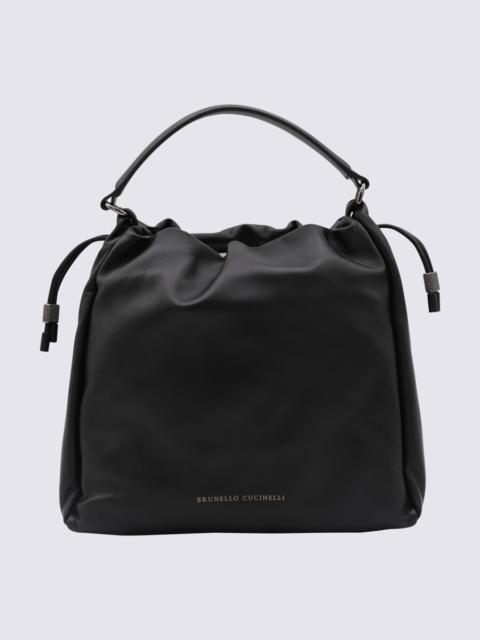 Brunello Cucinelli Brunello Cucinelli Black Leather Crossbody Bag