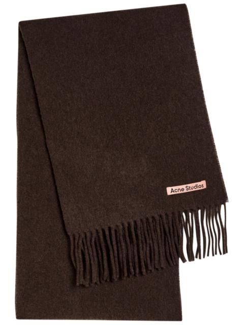 Acne Studios Acne Studios Canada Skinny Fringed Wool Scarf