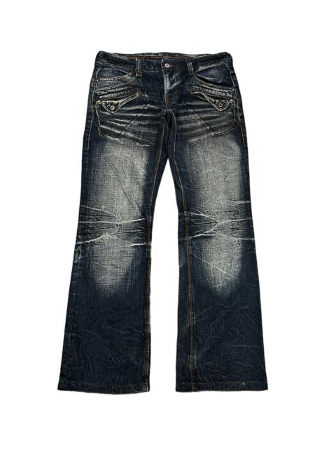 NICOLE CLUB FOR MEN DISTRESSED DENIM PANT