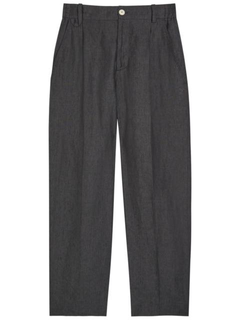 Lemaire LOOSE PLEATED PANTS DRY SILK | REVERSIBLE