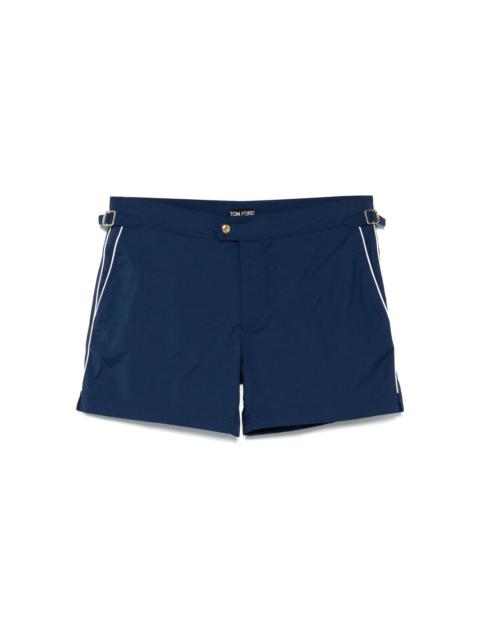 pipped-trim swim shorts