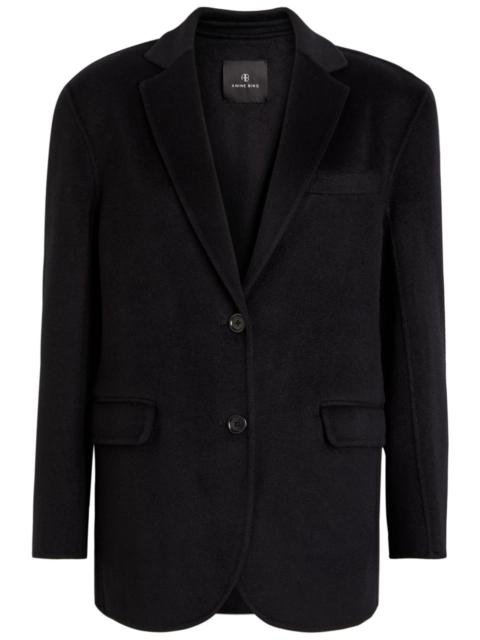 ANINE BING Anine Bing Quinn Wool and Cashmere-blend Blazer
