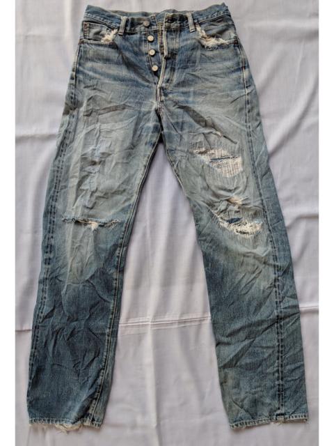 Other Designers Sugar Cane - distressed denim japanese brand sugarcane selvedge