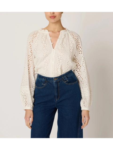 Cleobella ALICIA BLOUSE | IVORY EYELET