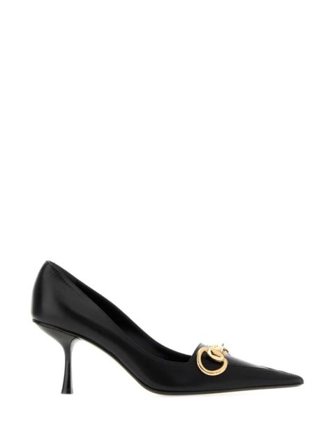 GUCCI Gucci Women Black Leather Boulevard Pumps
